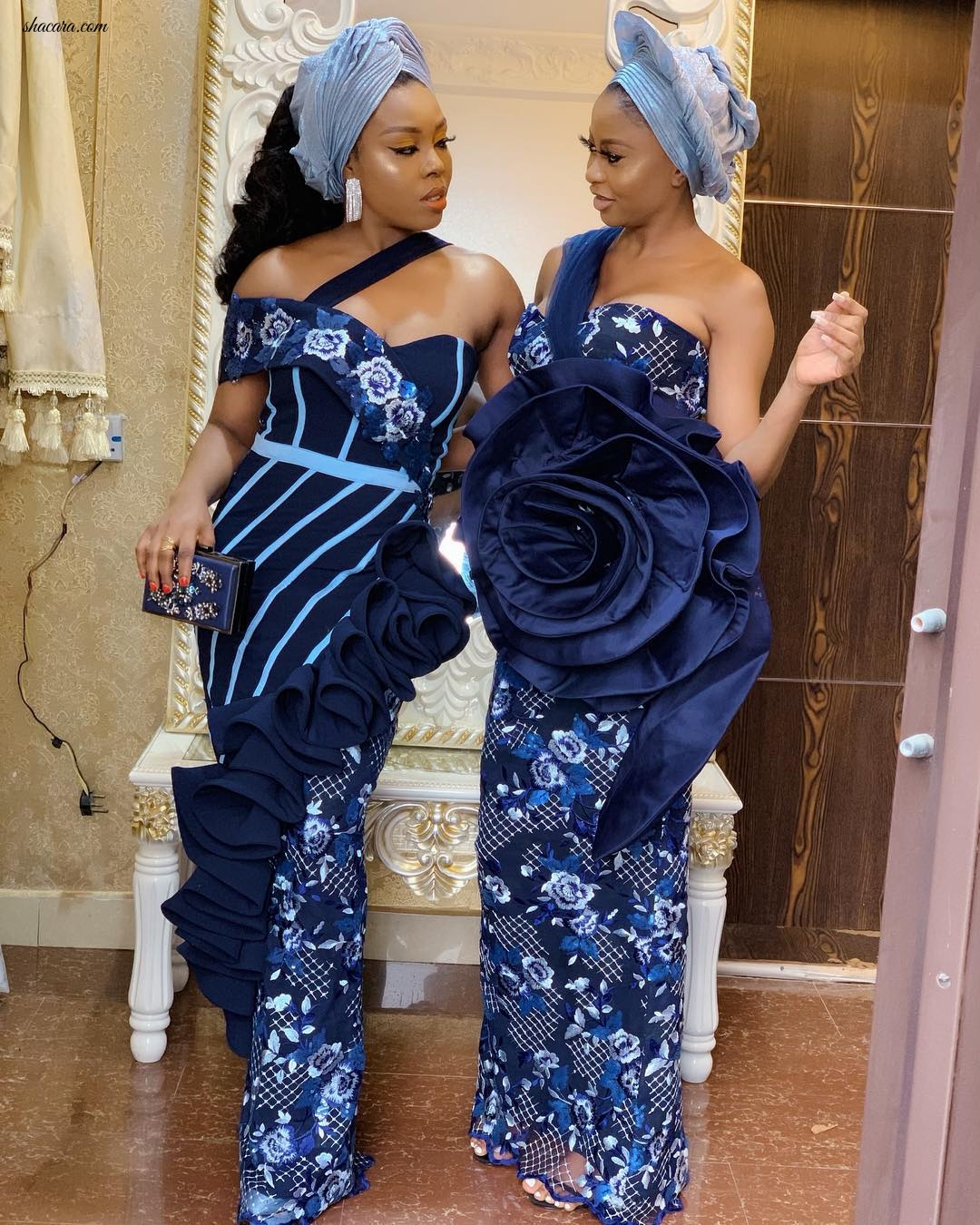 The #TTAffair: See All Of The Gorgeous Asoebi Looks From Tomike Alayande’s White Wedding