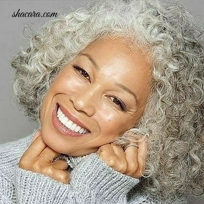 Slaying Whislt Greying, Check Out Images Of Fabulous Ladies Rocking Grey Hair With Absolute Confidence