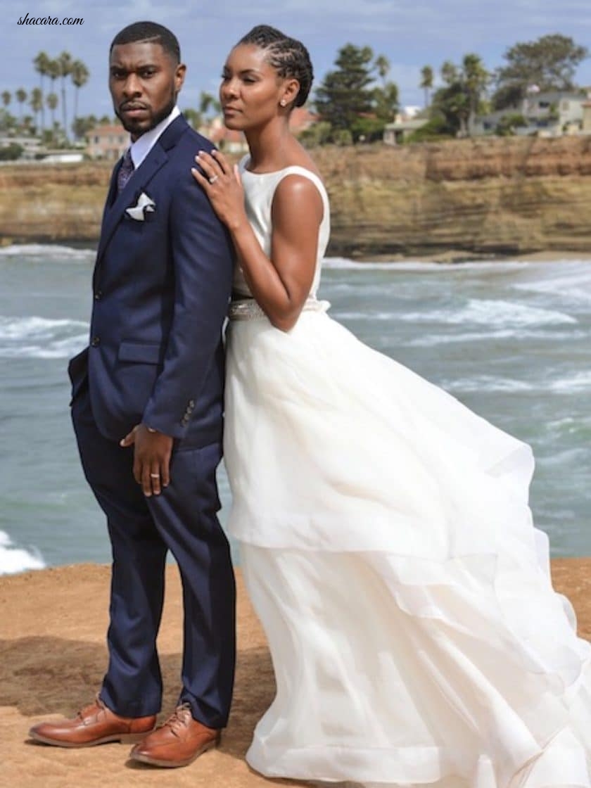 Black Wedding Moment: This Couple Eloped On The Beach In San Diego