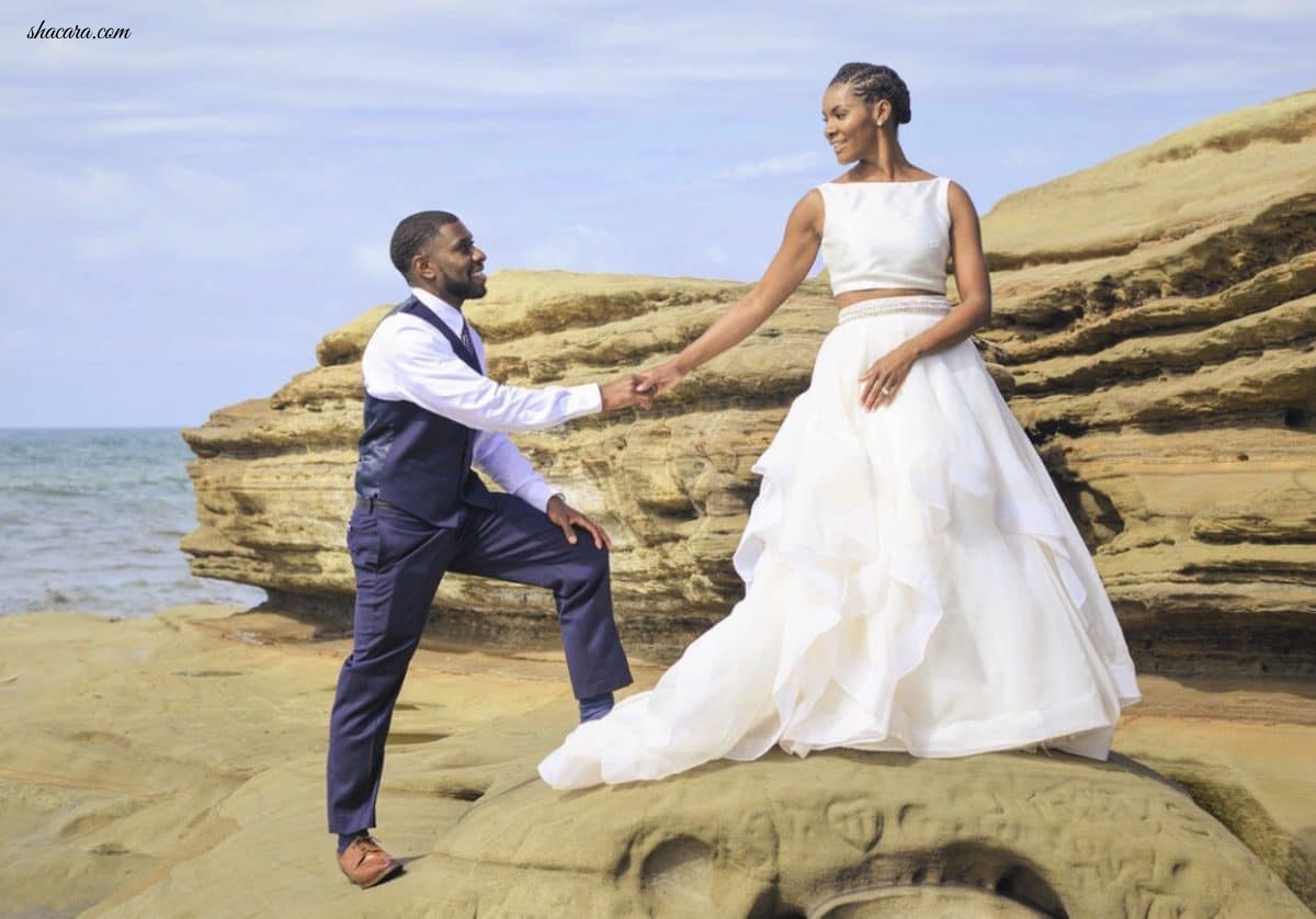 Black Wedding Moment: This Couple Eloped On The Beach In San Diego