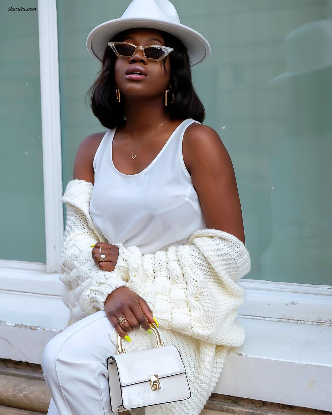 Meet The Nigerian Style Girl That Serves Multiple Looks In One Colour Each Week