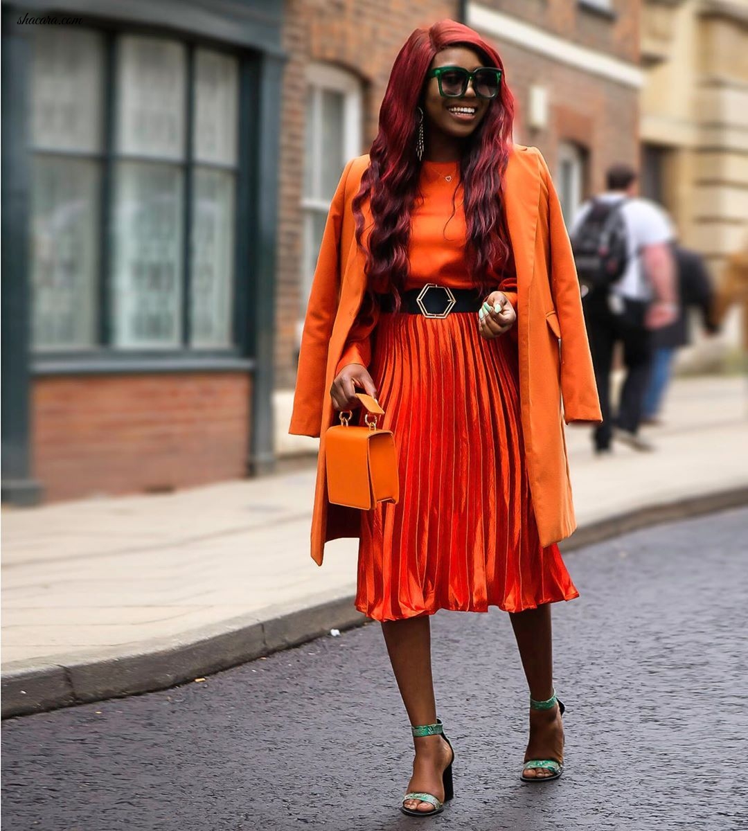 Meet The Nigerian Style Girl That Serves Multiple Looks In One Colour Each Week