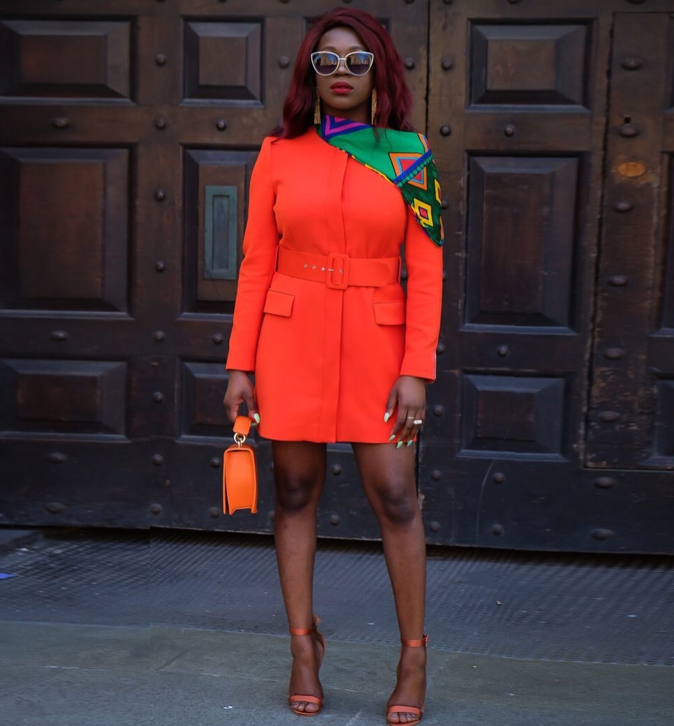 Meet The Nigerian Style Girl That Serves Multiple Looks In One Colour Each Week