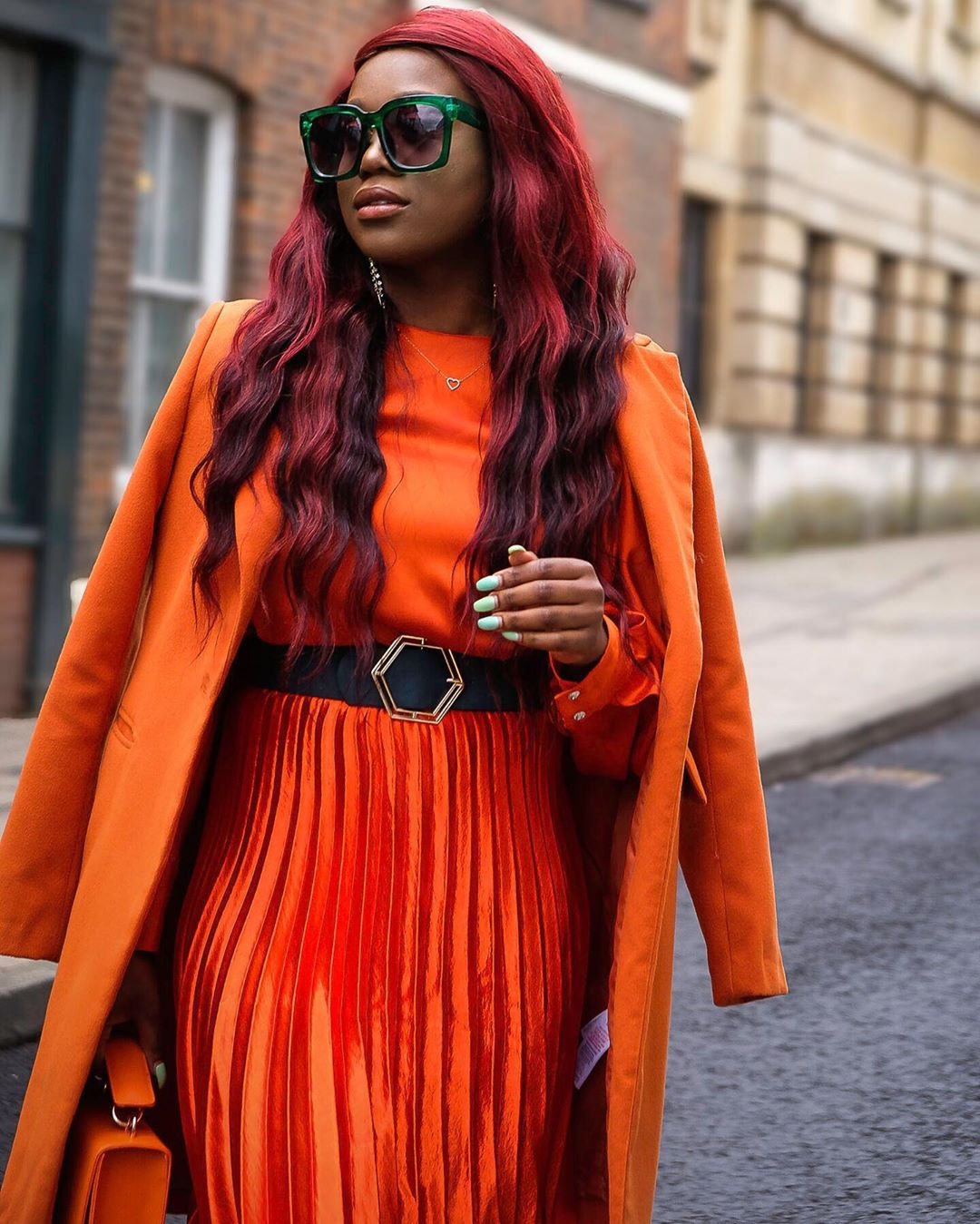 Meet The Nigerian Style Girl That Serves Multiple Looks In One Colour Each Week