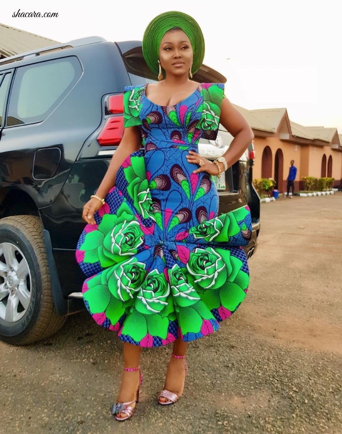 #STYLEGIRL: Nigeria’s Mercy Aigbe & Her Designer Friend Just Painted The Internet Green With These Haute Dresses