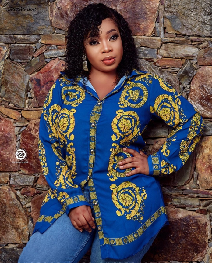 Curvy Ghanaian Actress Moesha Boduong Is Cleaning Up Her Style And We Are Loving It