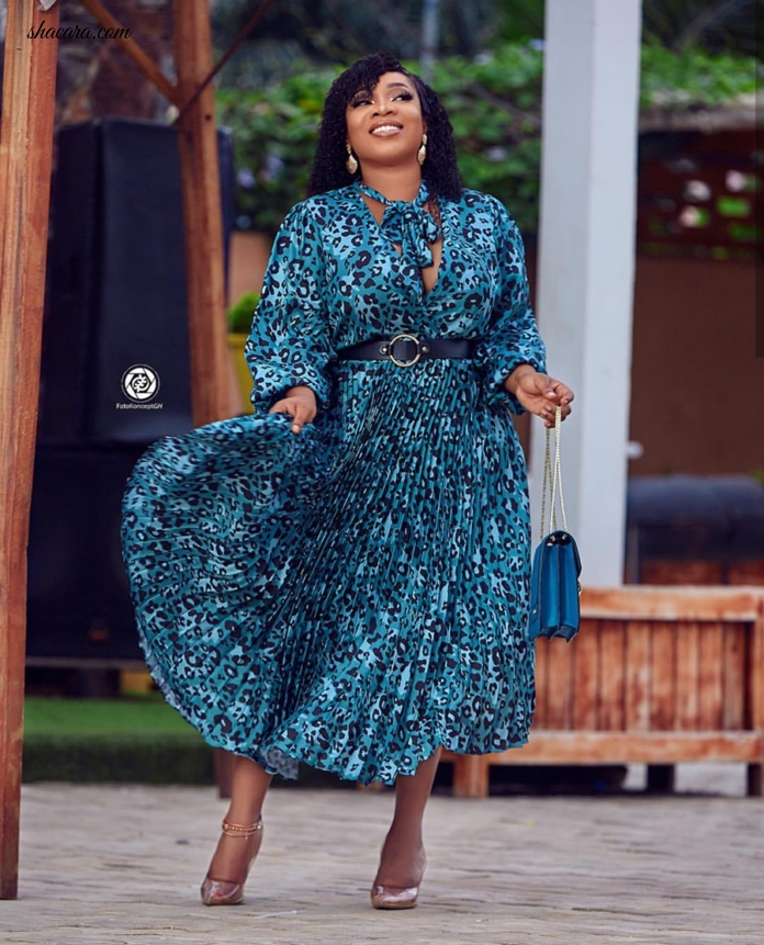 Curvy Ghanaian Actress Moesha Boduong Is Cleaning Up Her Style And We Are Loving It