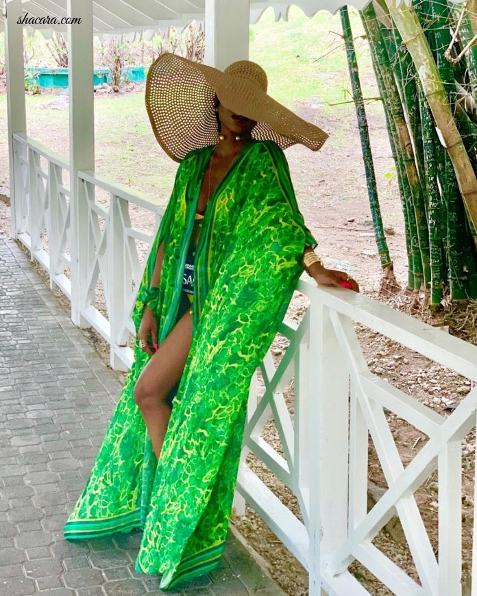 You Will Wish You Were In Jamaica After Seeing Sierra Leone Designer Sai Sankoh Rocking Her Kaftans There