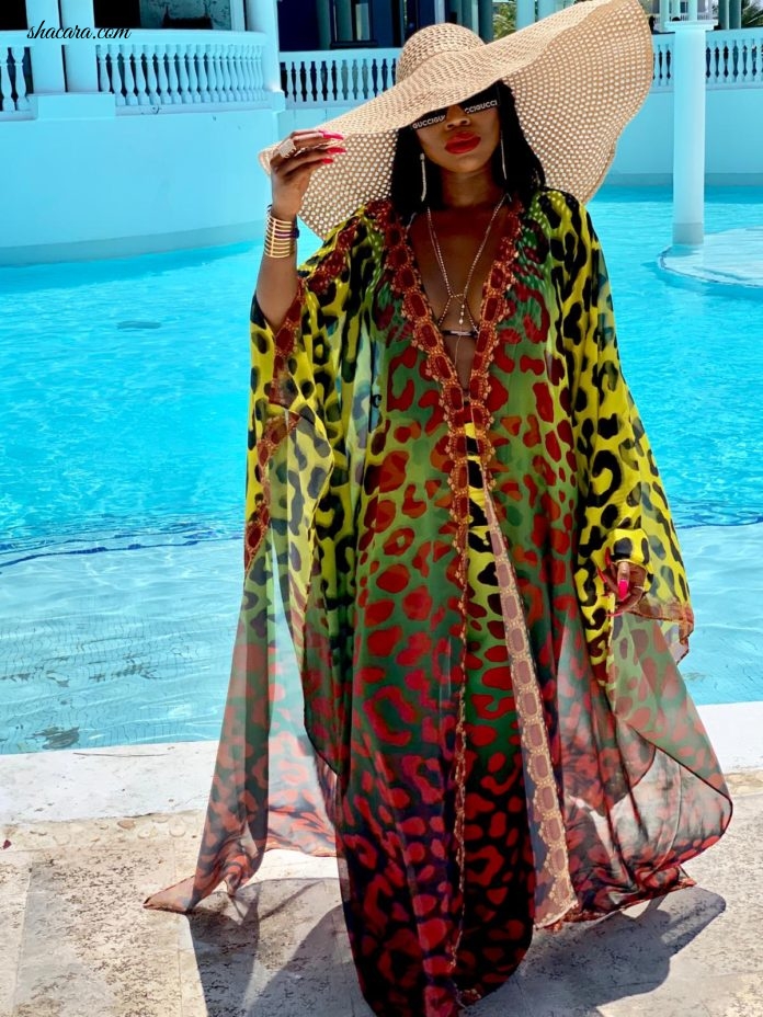 You Will Wish You Were In Jamaica After Seeing Sierra Leone Designer Sai Sankoh Rocking Her Kaftans There