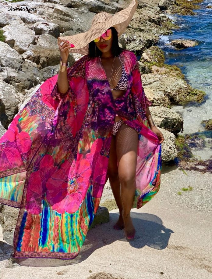 You Will Wish You Were In Jamaica After Seeing Sierra Leone Designer Sai Sankoh Rocking Her Kaftans There