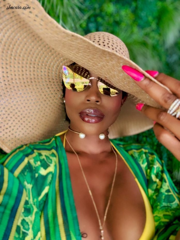 You Will Wish You Were In Jamaica After Seeing Sierra Leone Designer Sai Sankoh Rocking Her Kaftans There