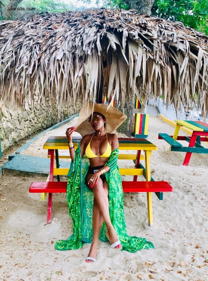 You Will Wish You Were In Jamaica After Seeing Sierra Leone Designer Sai Sankoh Rocking Her Kaftans There