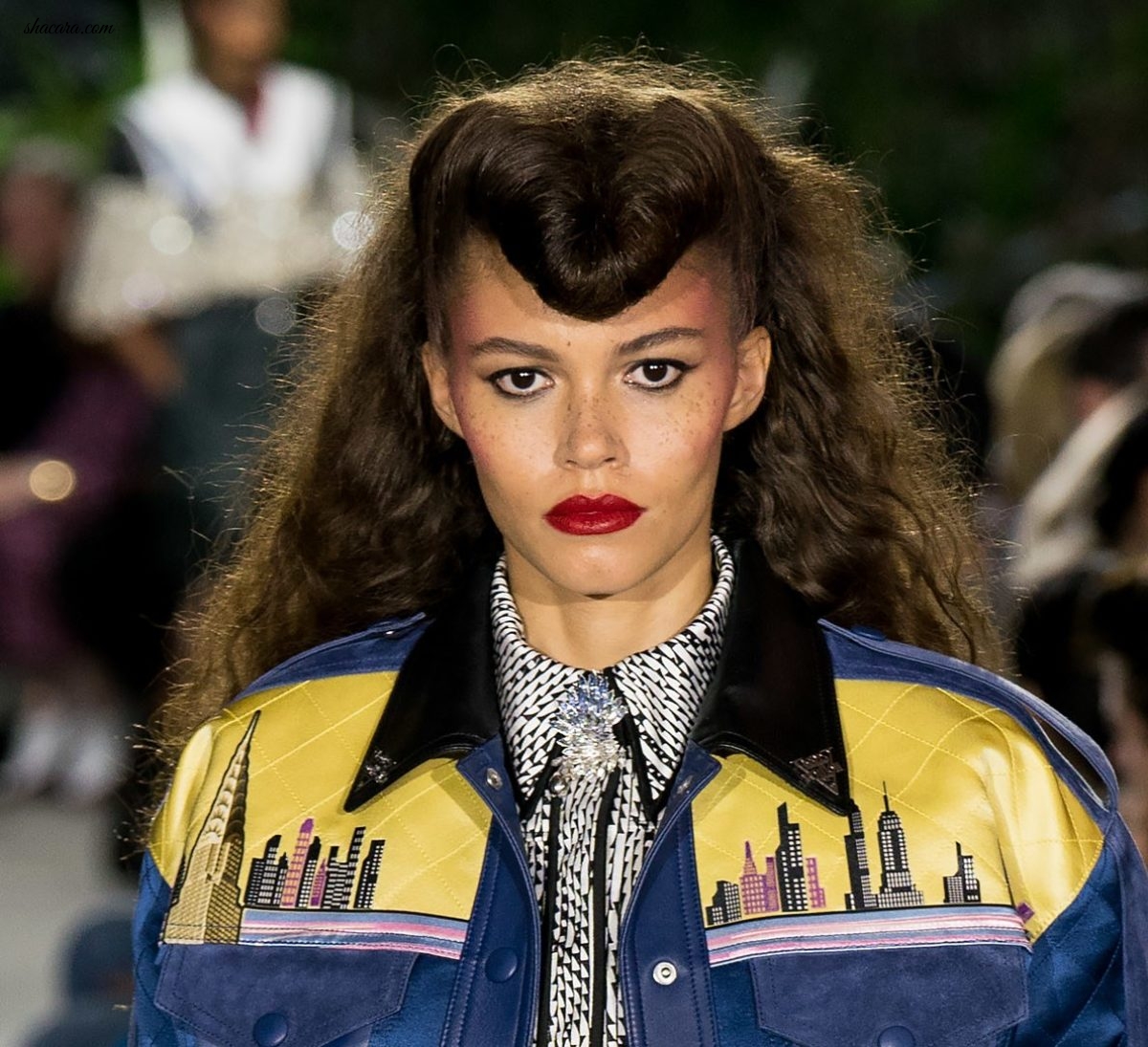 It's All About The 80s For Louis Vuitton's Resort 2020 Runway Beauty