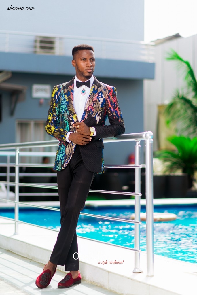 Style Influencer Akin Faminu Channels ‘Fashion Royalty’ in Bankole Thomas