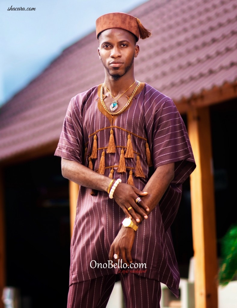 Style Influencer Akin Faminu Channels ‘Fashion Royalty’ in Bankole Thomas