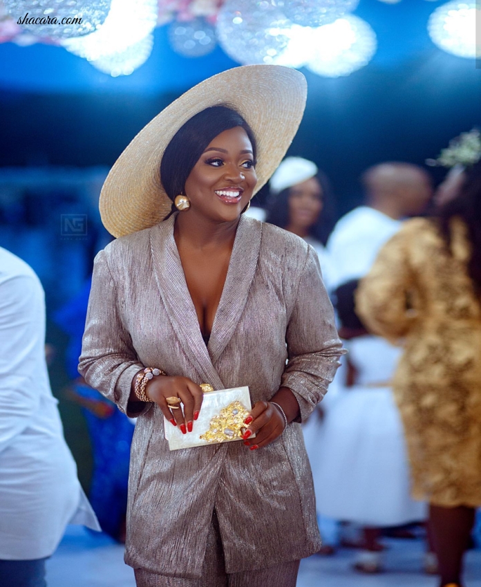 From Pounding Fufu To John Dumelo’s Wedding, Jackie Appiah Is Serving Jacket’s Like Never Before