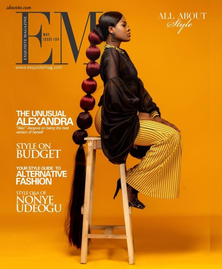 Ex BBNaija Housemate Alex Channels ‘Rapunzel’ For Exquisite Magazine’s Latest Issue |See Stunning Inside Images