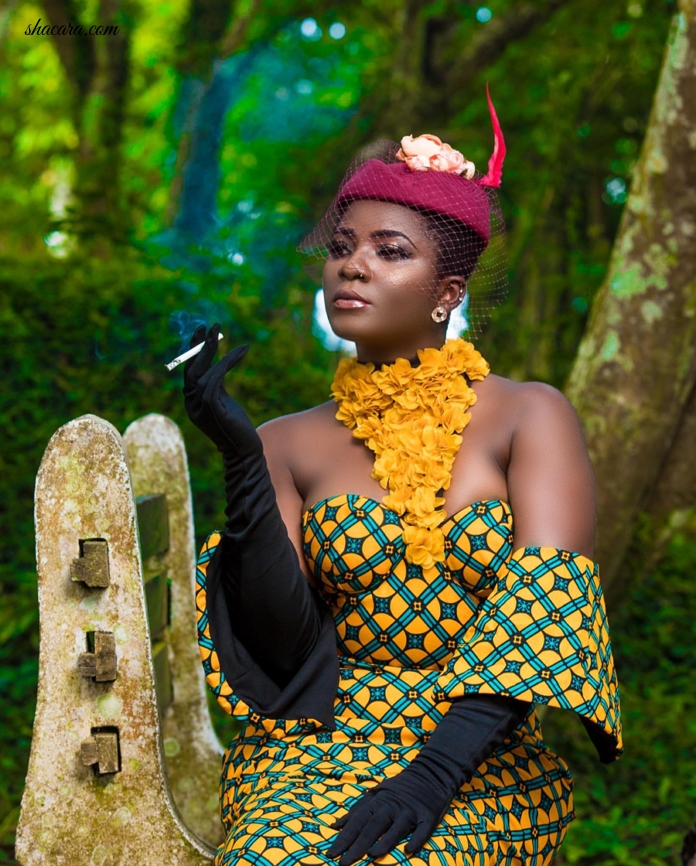 #HOTSHOT: Priscilla Stuns In Fabulous Jamartash Dress In Fashion Editorial By TwinzDntBeg