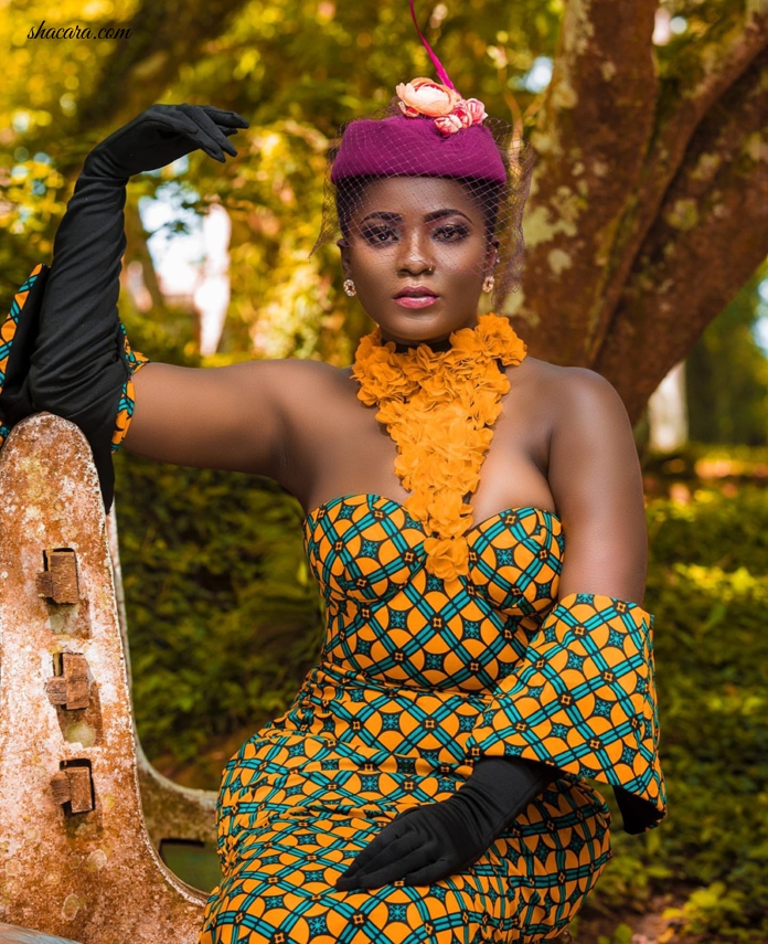 #HOTSHOT: Priscilla Stuns In Fabulous Jamartash Dress In Fashion Editorial By TwinzDntBeg