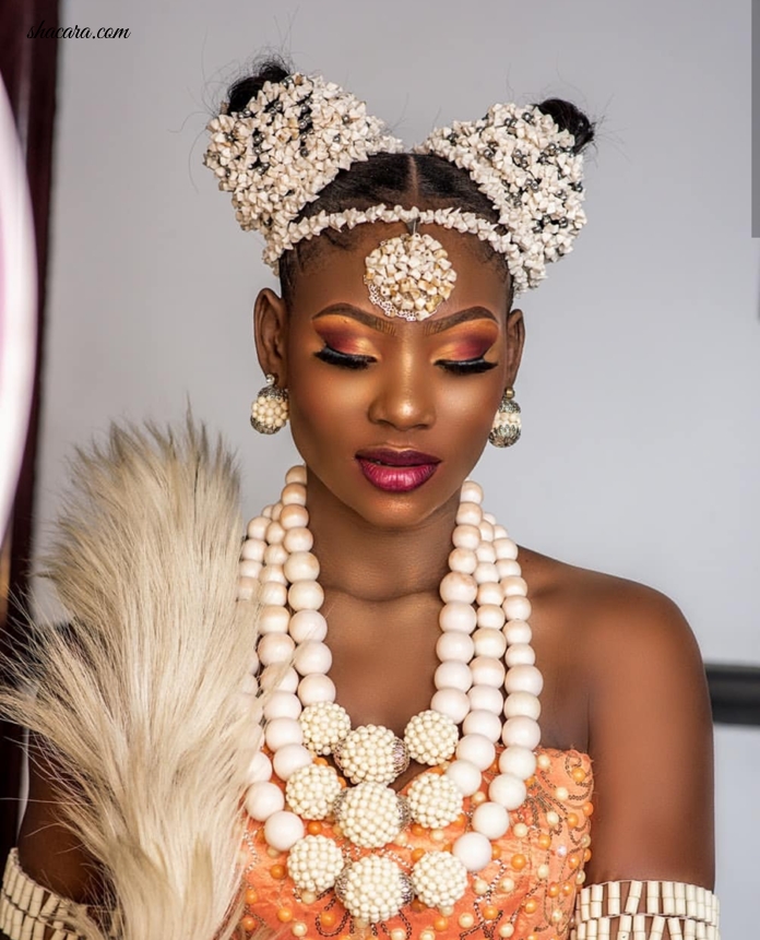 #HOTSHOTS: These Beautiful African Bridal Looks By BkImages Will Make You Turn Your Wedding African