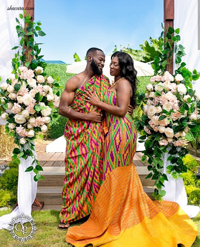 This Beautiful Couple Just Made The Whole World Jealous With Their Beautiful Stylish African Kente Wedding