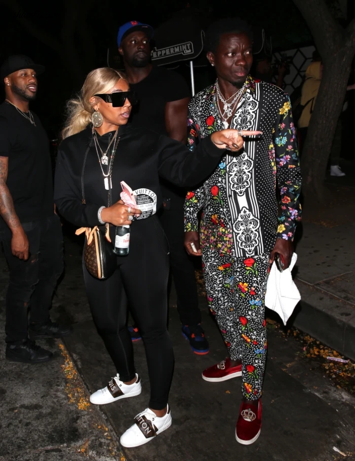 Meet Hollywood Latest Couple, Legendary RnB Singer Ashanti And Ghanaian Comedian Michael Blackson