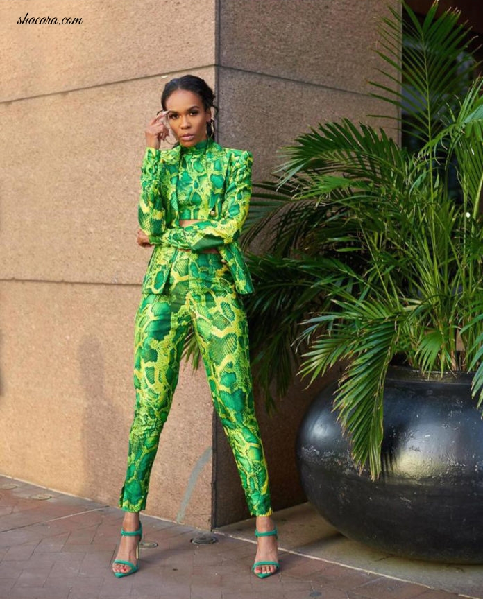 It’s Official, Michelle Williams Of Beyonce’s Destiny’s Child Isn’t Letting Go Of African Brands! See Her Rock Sai Sankoh