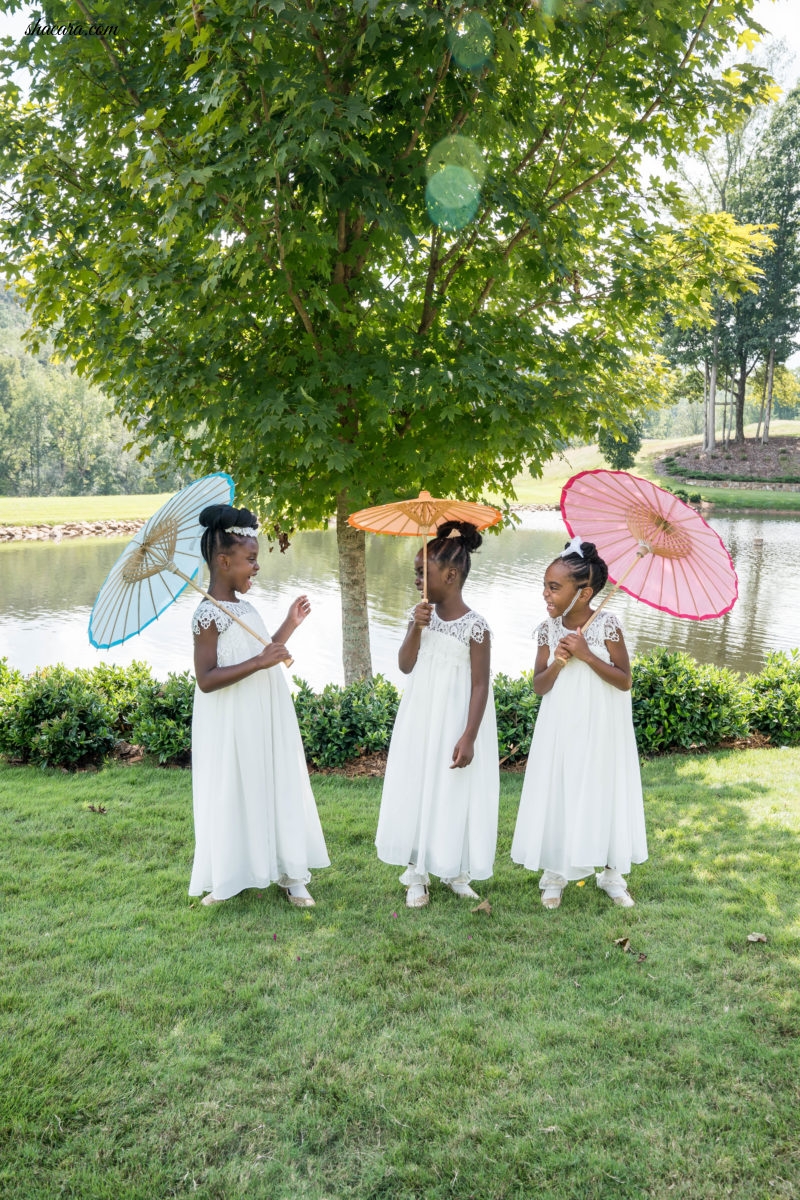 Bridal Bliss: Yaaas, Love! Edna and Eric's Georgia Wedding Just Dripped With Style