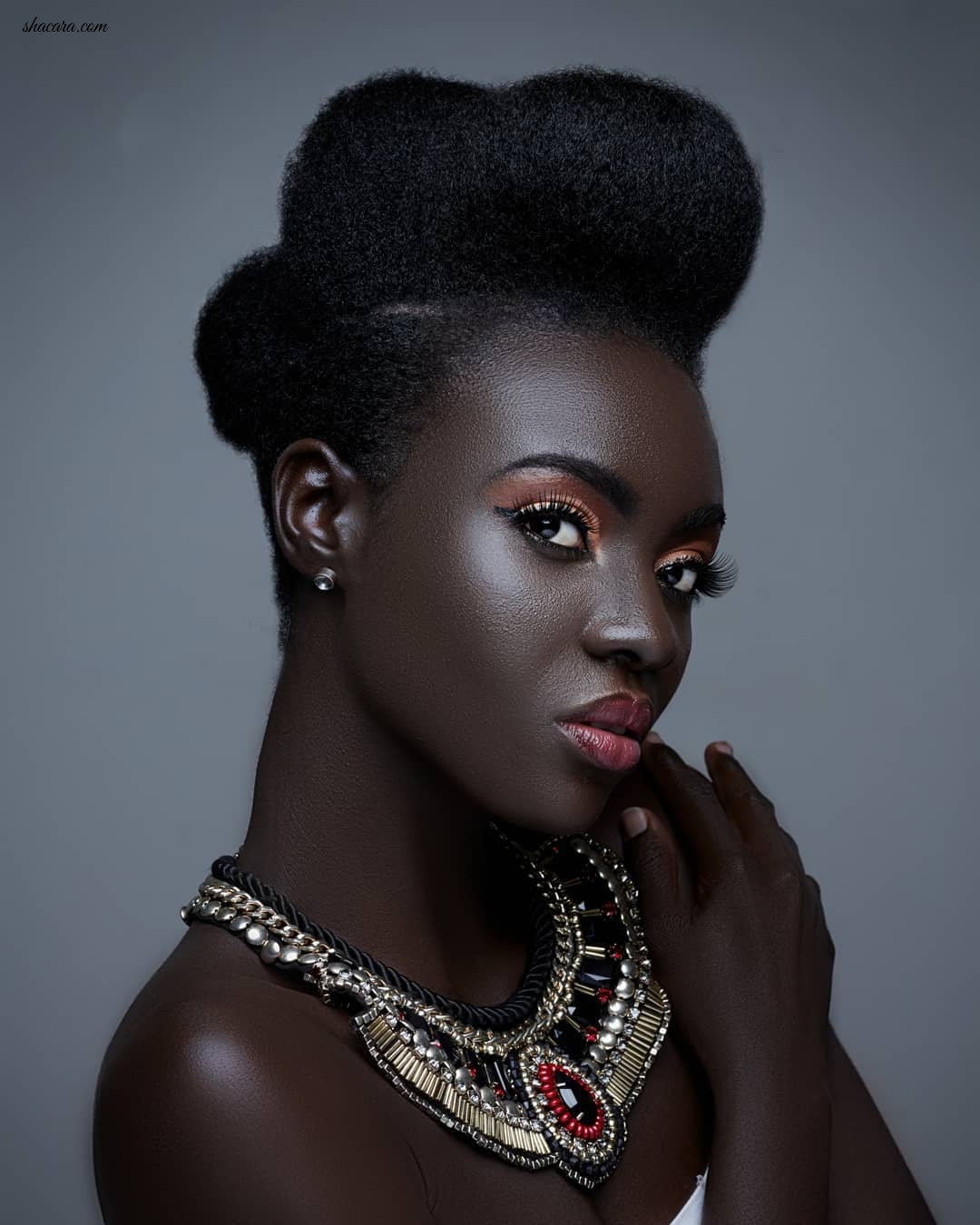 #MODELCRUSH: “My Dark Skin Is A Golden Pass To Jobs” – Black Diamond, Ghana’s Darkest Model