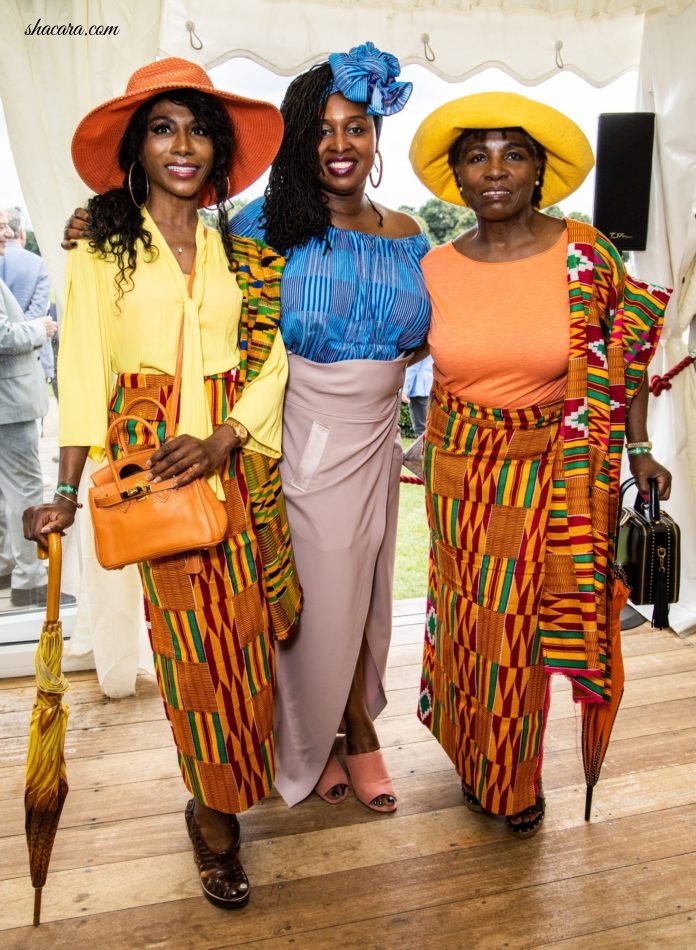 Finally, Some Fab Fashion From London! Watch Fashionistas Come Out In Haute Print For Lux Afrique’s Polo Day 2019