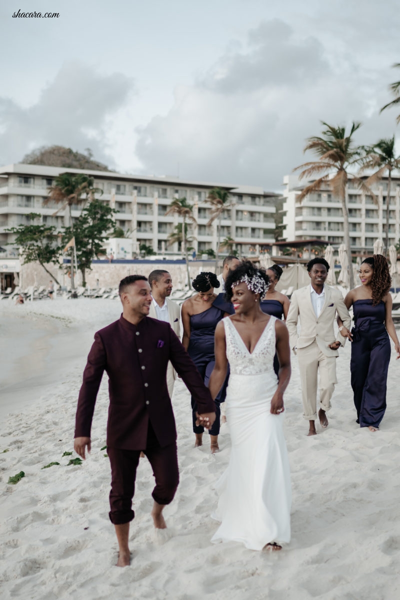 Bridal Bliss: Candice and Hassan Looked Like Royalty At Their St. Lucia Wedding