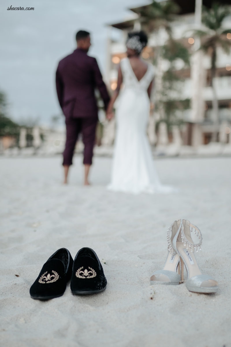 Bridal Bliss: Candice and Hassan Looked Like Royalty At Their St. Lucia Wedding