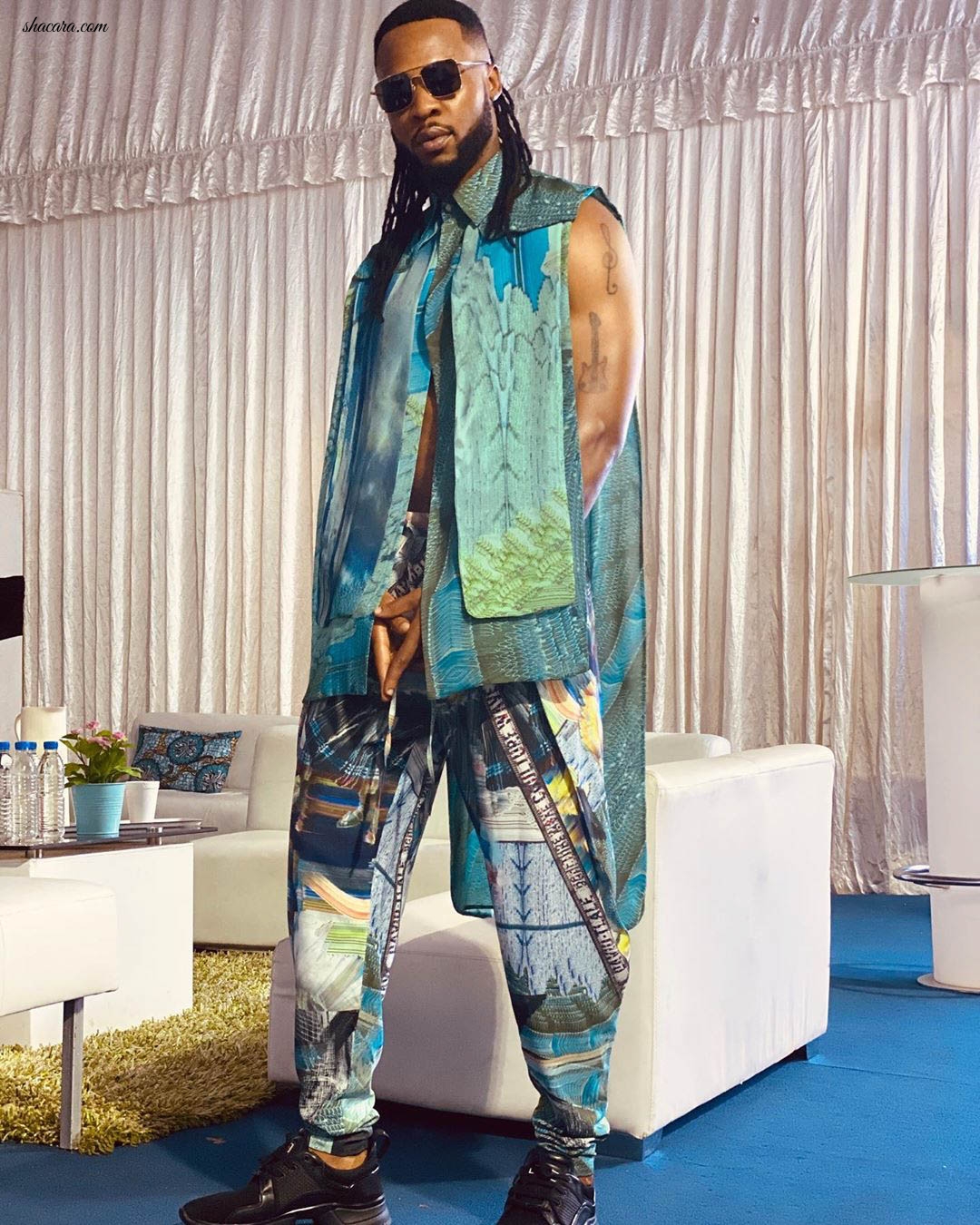 Runway To Real Life! Flavour Sports David Tlale SS20 For His #BAFEST 2019 Performance