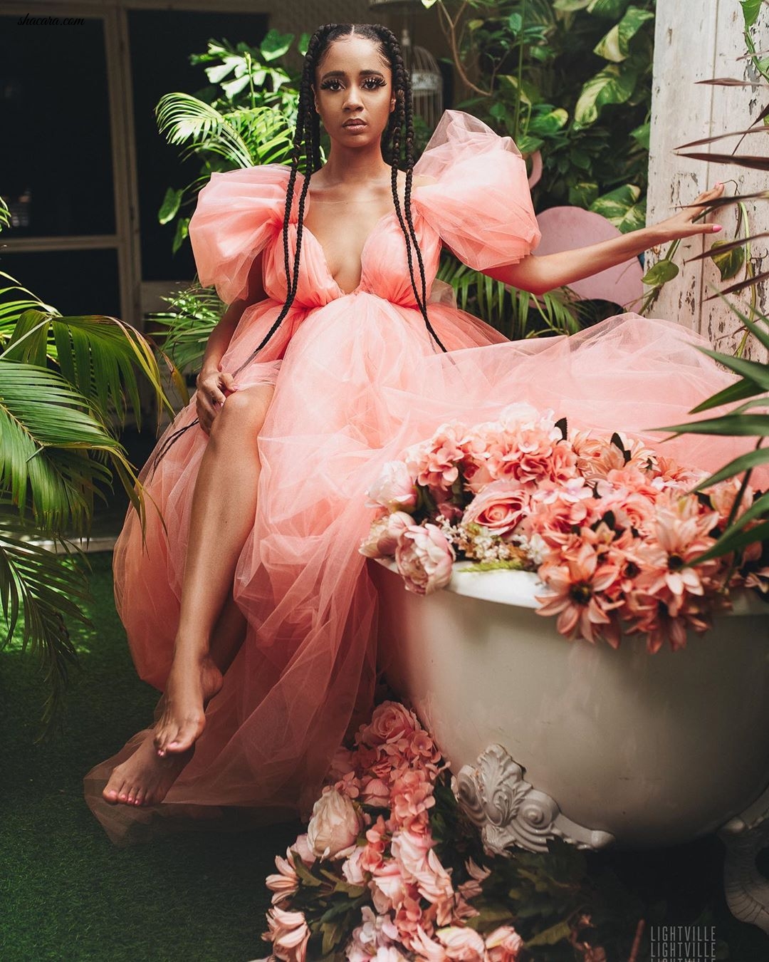 Ghanaian Star Sister Deborah Looks Like A Fairytale Princess In Her 36th Birthday Photoshoot