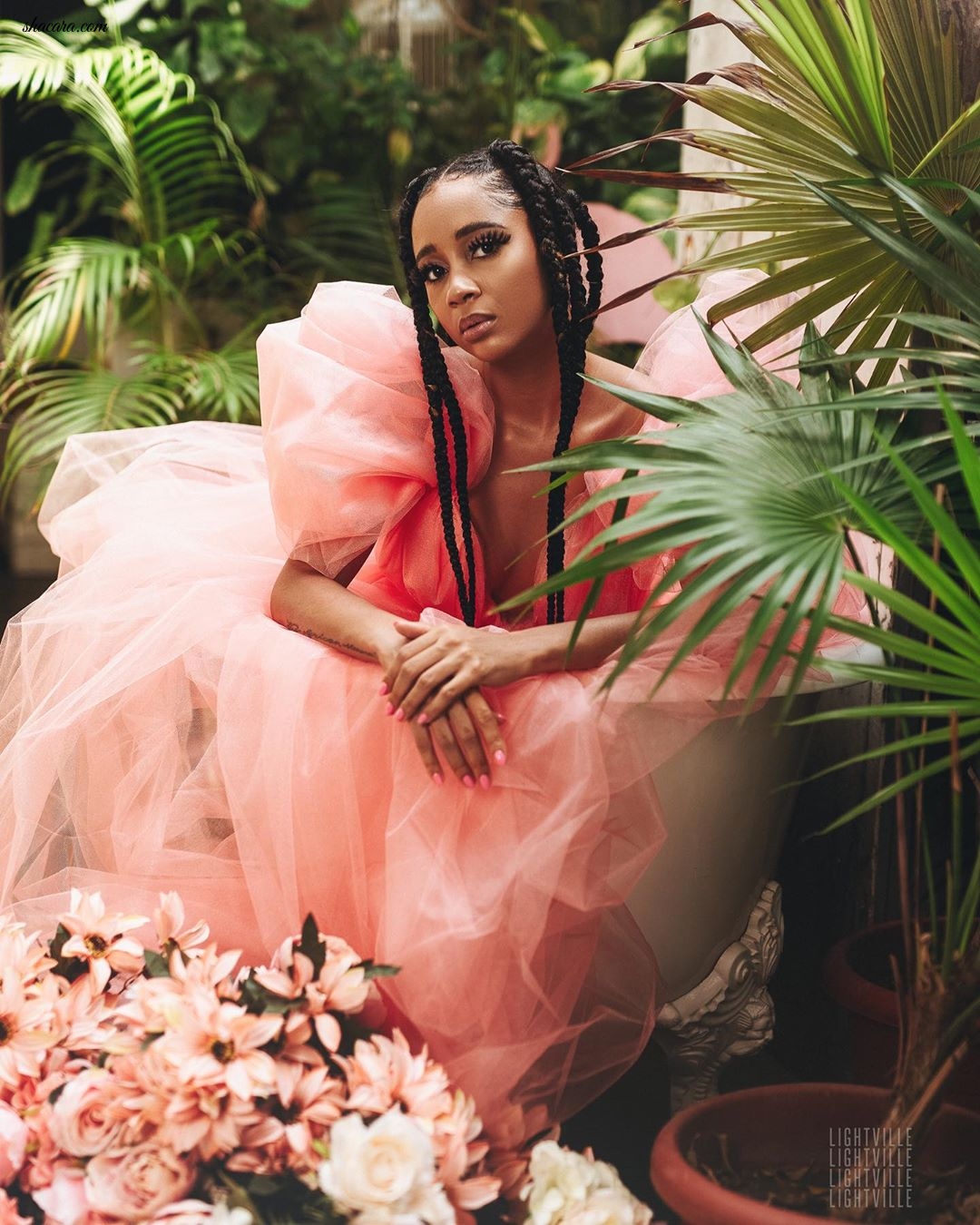 Ghanaian Star Sister Deborah Looks Like A Fairytale Princess In Her 36th Birthday Photoshoot